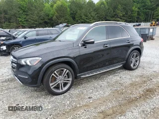 2020 Mercedes-Benz GLE 450 z VIN 4JGFB5KE5LA021446, wystawiony jako Copart lot #56061505 z przebiegiem 112 531 mil mil oraz Szkoda całkowita • Salvage title. Historia ofert i sprzedaży dostępna na DreamBid. Obrazek 1.