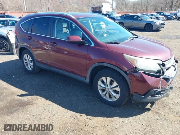2012 Honda CR-V EX-L with VIN 5J6RM4H73CL025900, listed as a IAAI auction lot 41848416 with 229,349 mi miles. Bid and sale history available at carsss.com. Image 1.