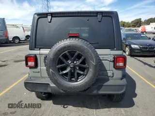 2023 Jeep Wrangler Willys Sport with VIN 1C4HJXDM6PW583932, listed as a Copart auction lot 75165174 with 7,624 mi miles and Salvage title. Bid and sale history available at DreamBid. Image 6.