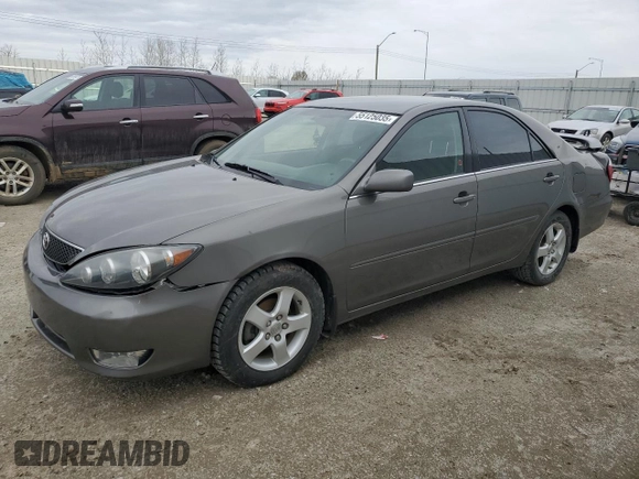 2005 Toyota Camry STD with VIN 4T1BE32K05U567895, listed as a Copart auction lot 55125035 with 142,823 mi miles and Salvage title. Bid and sale history available at DreamBid. Image 1.