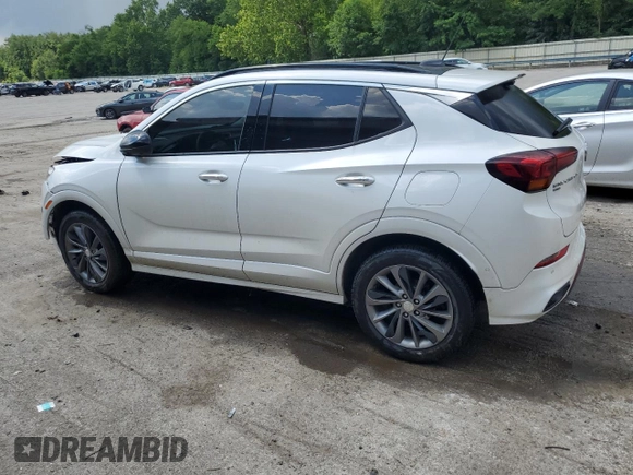 2021 Buick Encore GX Essence с VIN KL4MMGSL9MB166902, выставлен на аукционе Copart как лот 62813305 с пробегом 52 591 миль миль и Списание • Salvage title. История ставок и продаж доступна на DreamBid. Изображение 2.