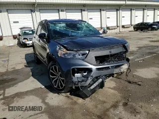 2020 Ford Explorer ST with VIN 1FM5K8GC8LGB20554, listed as a Copart auction lot 47098265 with 96,840 mi miles and Salvage Title. Bid and sale history available at carsss.com. Image 11.