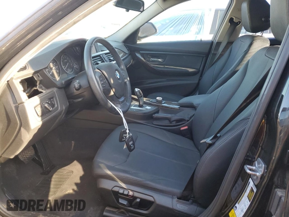 2015 BMW 3 Series 320i with VIN WBA3B1C56FK138849, listed as a Copart auction lot 50351905 with 54,115 mi miles and Salvage Title. Bid and sale history available at carsss.com. Image 7.