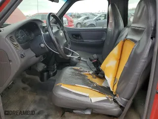 2001 Ford Ranger XL with VIN 1FTYR10C11TA13445, listed as a Copart auction lot 46371915 with 163,206 mi miles and Salvage Title. Bid and sale history available at carsss.com. Image 7.