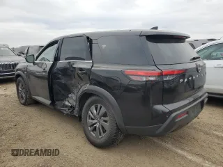 2022 Nissan Pathfinder S with VIN 5N1DR3AC3NC224298, listed as a Copart auction lot 82920974 with 37,515 mi miles and Salvage title. Bid and sale history available at DreamBid. Image 2.