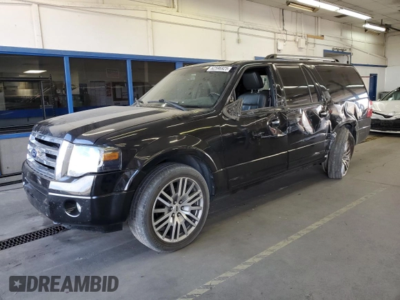 2013 Ford Expedition Max Limited z VIN 1FMJK2A50DEF13130, wystawiony jako Copart lot #62596925 z przebiegiem 101 446 mil mil oraz Szkoda całkowita • Salvage title. Historia ofert i sprzedaży dostępna na DreamBid. Obrazek 1.