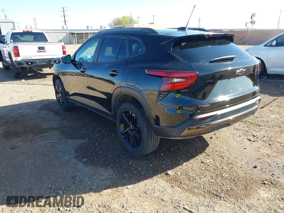 2025 Chevrolet Trax ACTIV with VIN KL77LKEP0SC071687, listed as a IAAI auction lot 41846401 with 9,596 mi miles. Bid and sale history available at carsss.com. Image 3.
