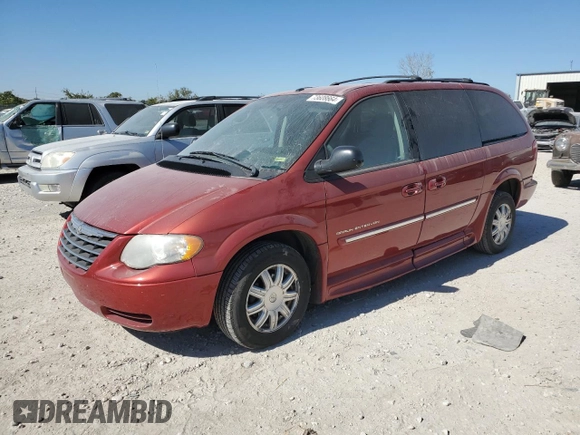 2007 Chrysler Town & Country LWB Touring with VIN 2A4GP54L27R314870, listed as a Copart auction lot 73608664 with 179,242 mi miles and Salvage Title. Bid and sale history available at carsss.com. Image 1.