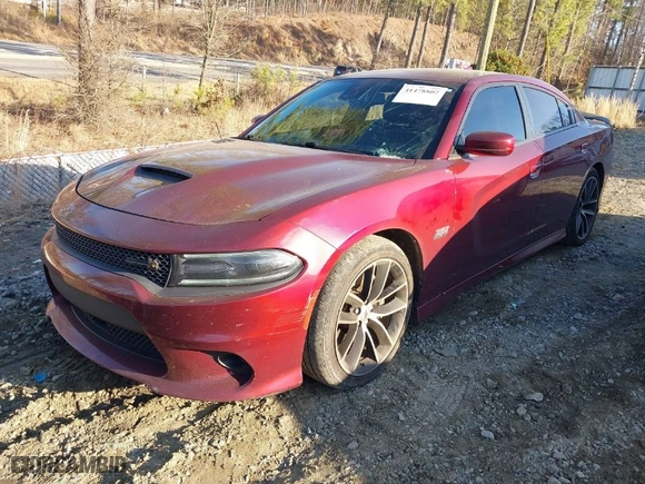 2018 Dodge Charger R/T Scat Pack with VIN 2C3CDXGJ4JH167133, listed as a IAAI auction lot 41478802 with NaN miles. Bid and sale history available at carsss.com. Image 14.