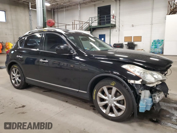 2011 Infiniti EX Journey with VIN JN1AJ0HR6BM851643, listed as a Copart auction lot 81683364 with 312,512 mi miles and Salvage Title. Bid and sale history available at DreamBid. Image 4.
