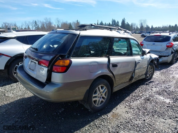 2003 Subaru Legacy Wagon Outback with VIN 4S3BH675537644949, listed as a IAAI auction lot 41696149 with 157,441 mi miles. Bid and sale history available at carsss.com. Image 4.