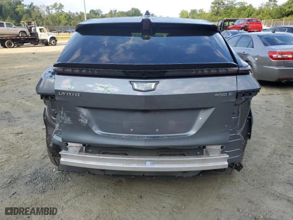 2023 Cadillac LYRIQ RWD Luxury with VIN 1GYKPMRK6PZ001962, listed as a Copart auction lot 66556704 with 48,647 mi miles and Salvage Title. Bid and sale history available at carsss.com. Image 6.