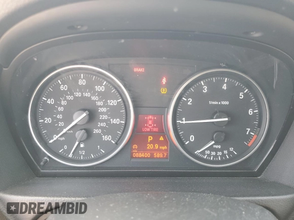 2011 BMW 3 Series 328i with VIN WBAPH7G59BNN07712, listed as a Copart auction lot 53477955 with 88,400 mi miles and Salvage Title. Bid and sale history available at carsss.com. Image 9.