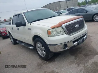 2007 Ford F-150 XLT with VIN 1FTPW12V97FA75590, listed as a IAAI auction lot 41916986 with 180,413 mi miles. Bid and sale history available at carsss.com. Image 1.