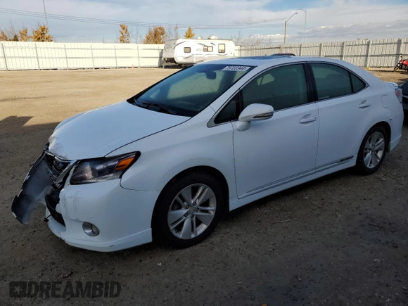 2010 Lexus HS with VIN JTHBB1BA7A2003304, listed as a Copart auction lot 75722344 with 154,641 mi miles and Salvage Title. Bid and sale history available at carsss.com. Image 1.