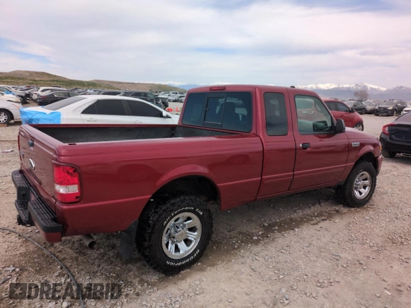 2008 Ford Ranger XLT with VIN 1FTZR45E08PB05066, listed as a Copart auction lot 52857905 with 52,908 mi miles and Salvage Title. Bid and sale history available at carsss.com. Image 3.