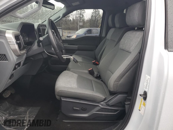 2022 Ford F-150 XL with VIN 1FTMF1C57NKE48891, listed as a Copart auction lot 51837445 with 17,285 mi miles and Salvage title. Bid and sale history available at DreamBid. Image 7.