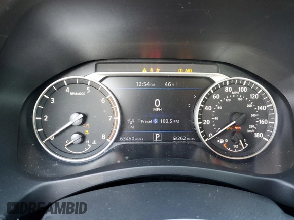 2020 Nissan Altima SR with VIN 1N4AL4CV8LC148349, listed as a Copart auction lot 41461765 with 63,450 mi miles and Non Repairable. Bid and sale history available at carsss.com. Image 9.