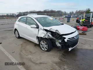 2013 Hyundai Elantra GT with VIN KMHD35LE1DU145894, listed as a IAAI auction lot 41828751 with 90,529 mi miles. Bid and sale history available at carsss.com. Image 1.