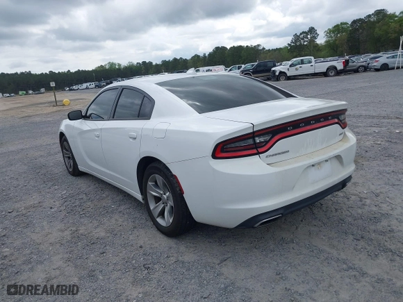 2017 Dodge Charger SXT with VIN 2C3CDXHGXHH524859, listed as a IAAI auction lot 41951588 with 97,872 mi miles. Bid and sale history available at carsss.com. Image 3.