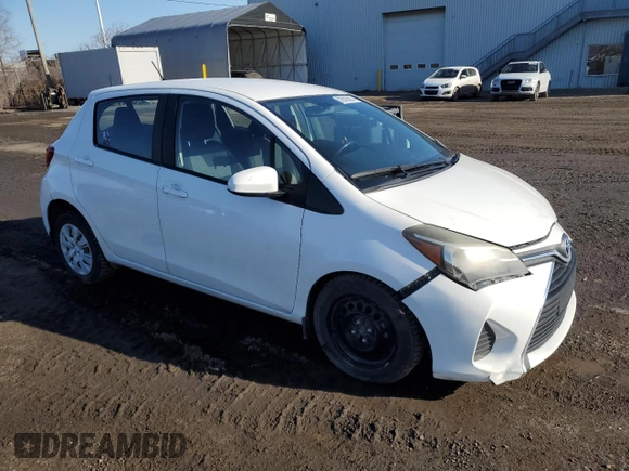 2015 Toyota Yaris L z VIN VNKKTUD36FA043747, wystawiony jako Copart lot #52505885 z przebiegiem 262 298 mil mil oraz Szkoda całkowita • Salvage title. Historia ofert i sprzedaży dostępna na DreamBid. Obrazek 4.