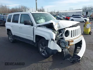 2015 Jeep Patriot High Altitude with VIN 1C4NJRFB7FD417682, listed as a IAAI auction lot 41134351 with 102,729 mi miles and . Bid and sale history available at carsss.com. Image 1.