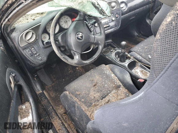2006 Acura RSX with VIN JH4DC53846S000389, listed as a Copart auction lot 42137885 with 169,384 mi miles and Salvage Title. Bid and sale history available at DreamBid. Image 8.