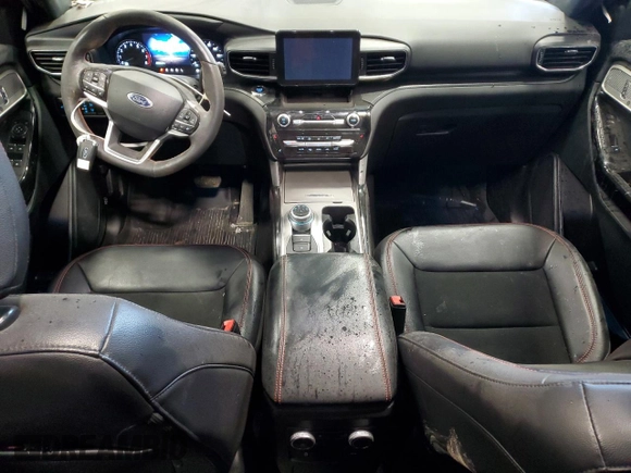 2023 Ford Explorer ST-Line z VIN 1FMSK8KH4PGC23174, wystawiony jako Copart lot #87657665 z przebiegiem 21 082 mil mil oraz Szkoda całkowita • Salvage title. Historia ofert i sprzedaży dostępna na DreamBid. Obrazek 8.