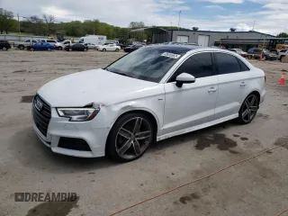 2017 Audi A3 Sedan Premium Plus with VIN WAUGUGFF2H1025363, listed as a Copart auction lot 48606583 with 80,103 mi miles and Salvage Title. Bid and sale history available at carsss.com. Image 1.