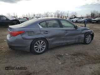 2017 Infiniti Q50 3.0t Signature Edition with VIN JN1EV7AR0HM836198, listed as a Copart auction lot 88823425 with 238,634 mi miles and Salvage Title. Bid and sale history available at carsss.com. Image 3.