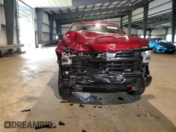 2022 Chevrolet Silverado 1500 LT Trail Boss with VIN 3GCUDFED8NG601258, listed as a Copart auction lot 85918334 with 27,817 mi miles and Salvage Title. Bid and sale history available at DreamBid. Image 10.