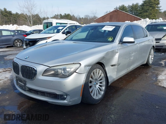 2010 BMW 7 Series 750Li xDrive with VIN WBAKC8C54ACY68411, listed as a IAAI auction lot 41621344 with 150,454 mi miles and . Bid and sale history available at DreamBid. Image 2.