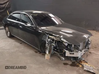 2021 Mercedes-Benz S 580 z VIN W1K6G7GB4MA018058, wystawiony jako IAAI lot #42216352 z przebiegiem 4 445 mil mil oraz . Historia ofert i sprzedaży dostępna na DreamBid. Obrazek 1.