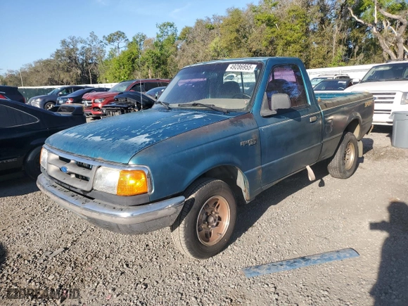 1994 Ford Ranger Splash with VIN 1FTCR10A0RPA13854, listed as a Copart auction lot 49286955 with 73,754 mi miles and Clean Title. Bid and sale history available at carsss.com. Image 1.