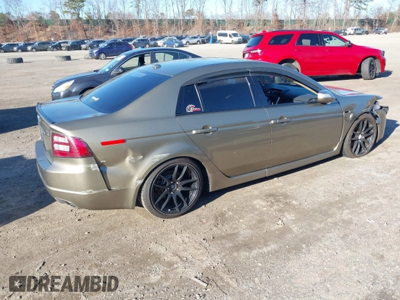 2008 Acura TL with VIN 19UUA66278A021848, listed as a IAAI auction lot 41757893 with 122,940 mi miles. Bid and sale history available at carsss.com. Image 4.