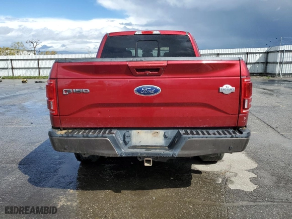 2017 Ford F-150 XL with VIN 1FTEW1EG0HFC03608, listed as a Copart auction lot 48894855 with 184,689 mi miles and Salvage Title. Bid and sale history available at carsss.com. Image 6.