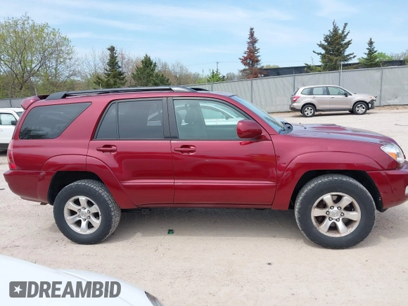 2005 Toyota 4Runner SR5 with VIN JTEBT14R458020299, listed as a IAAI auction lot 42216142 with 106,572 mi miles and . Bid and sale history available at DreamBid. Image 13.