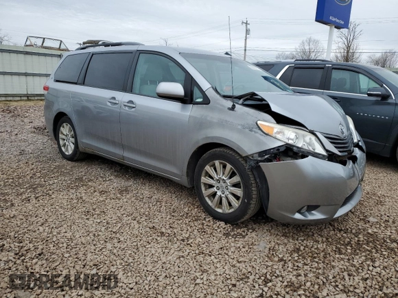 2013 Toyota Sienna LE with VIN 5TDJK3DCXDS053540, listed as a Copart auction lot 50945915 with 210,251 mi miles and Salvage Title. Bid and sale history available at carsss.com. Image 4.