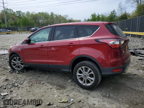 2017 Ford Escape SE with VIN 1FMCU0GD4HUA10282, listed as a Copart auction lot 53872825 with 102,832 mi miles and Salvage Title. Bid and sale history available at DreamBid. Image 2.