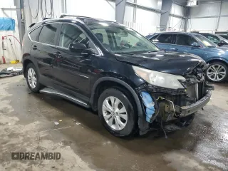 2013 Honda CR-V EX-L with VIN 5J6RM4H77DL000757, listed as a Copart auction lot 47537135 with 212,576 mi miles and Salvage Title. Bid and sale history available at carsss.com. Image 4.