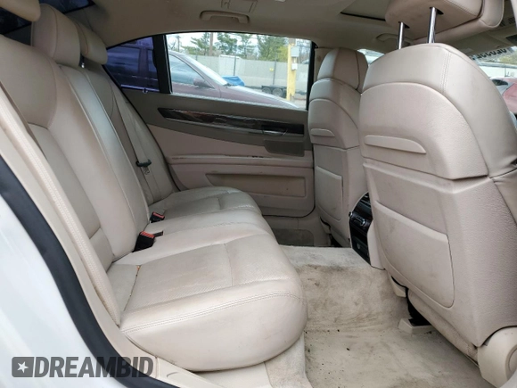 2010 BMW 7 Series 750Li xDrive with VIN WBAKC8C53AC431161, listed as a Copart auction lot 52599225 with 91,249 mi miles and Clean Title. Bid and sale history available at DreamBid. Image 11.
