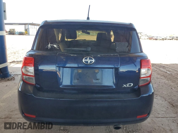 2012 Scion xD with VIN JTKKU4B49C1022283, listed as a Copart auction lot 61856605 with 199,236 mi miles and Salvage title. Bid and sale history available at DreamBid. Image 6.