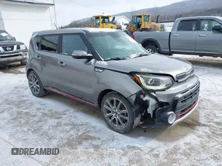2018 Kia Soul ! with VIN KNDJX3AA1J7516465, listed as a IAAI auction lot 41619026 with 93,948 mi miles. Bid and sale history available at carsss.com. Image 1.