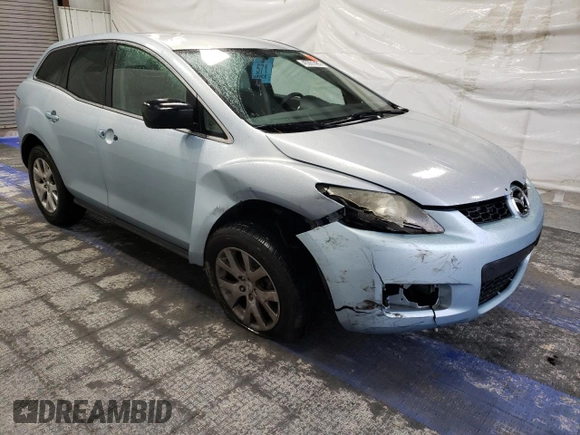 2007 Mazda CX-7 Sport with VIN JM3ER293670129222, listed as a Copart auction lot 45301485 with 169,509 mi miles and Salvage Title. Bid and sale history available at carsss.com. Image 4.