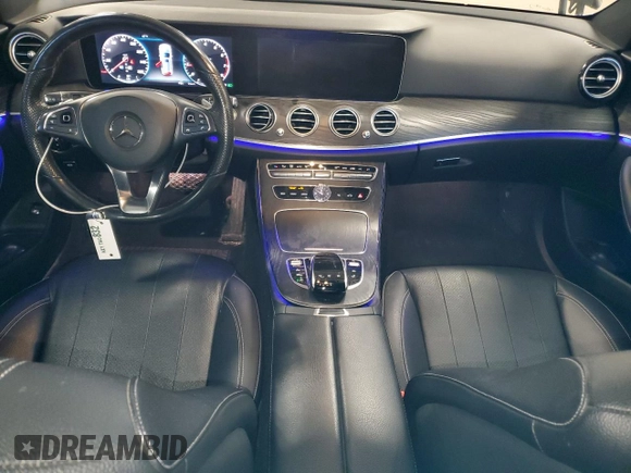 2018 Mercedes-Benz E 400 with VIN WDDZH6GB0JA342074, listed as a Copart auction lot 44890865 with 65,989 mi miles and Salvage Title. Bid and sale history available at DreamBid. Image 8.
