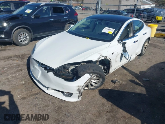 2017 Tesla Model S 100D with VIN 5YJSA1E22HF219352, listed as a IAAI auction lot 41831322 with 97,516 mi miles and . Bid and sale history available at DreamBid. Image 17.
