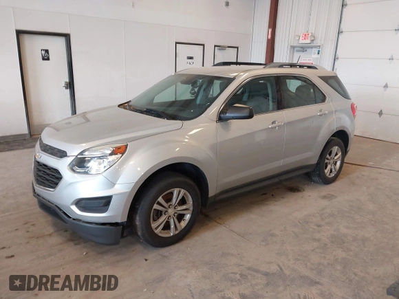 2017 Chevrolet Equinox LS z VIN 2GNALBEK5H1596523, wystawiony jako IAAI lot #42302402 z przebiegiem 121 261 mil mil oraz . Historia ofert i sprzedaży dostępna na DreamBid. Obrazek 2.