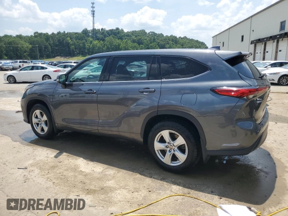 2021 Toyota Highlander L with VIN 5TDBZRBH7MS153516, listed as a Copart auction lot 59328165 with 41,942 mi miles and Clean title. Bid and sale history available at DreamBid. Image 2.