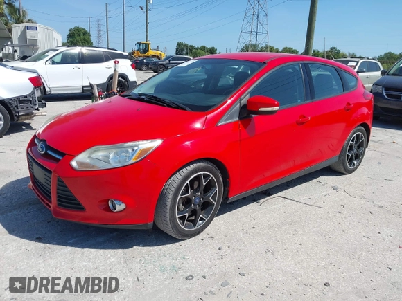 2014 Ford Focus SE with VIN 1FADP3K25EL159136, listed as a IAAI auction lot 42180192 with 118,828 mi miles and . Bid and sale history available at carsss.com. Image 2.