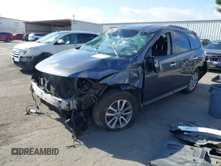 2014 Nissan Pathfinder SV z VIN 5N1AR2MM9EC734849, wystawiony jako IAAI lot #41361068 z przebiegiem 139 903 mil mil oraz . Historia ofert i sprzedaży dostępna na DreamBid. Obrazek 2.